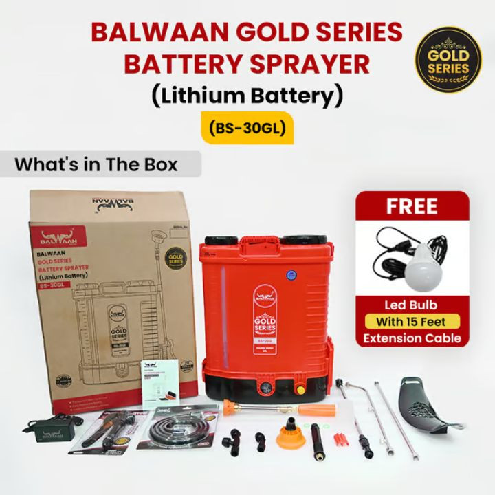 Balwaan BS 30GL (Gold Series) Battery Sprayer (Lithium Ion) – thumb
